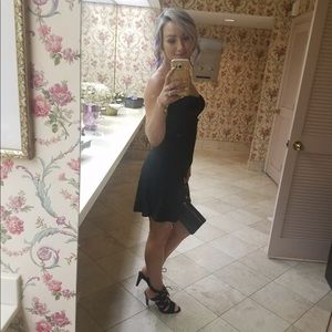 Little black dress strapless